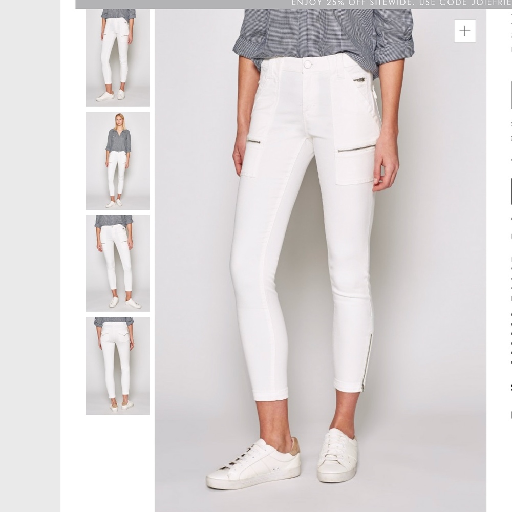 Joie Park Skinny Pants - Porcelain - Size 29 - NWT